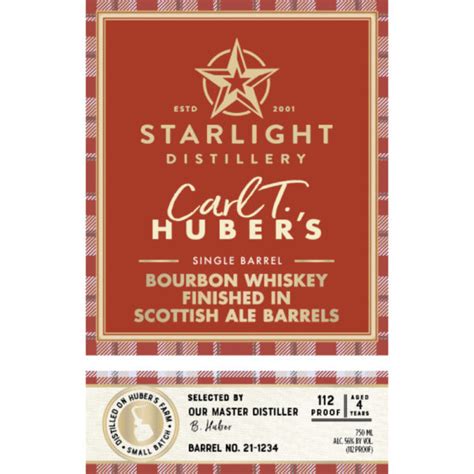 Buy Starlight Distillery Bourbon Finished in Scottish Ale Barrels Online - Notable Distinction