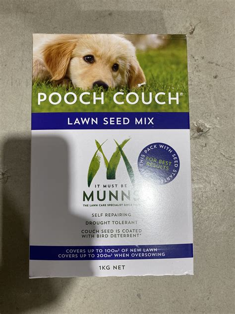 Munns Pooch Couch Lawn Seed - 1kg - C.Fulton PTY. LTD
