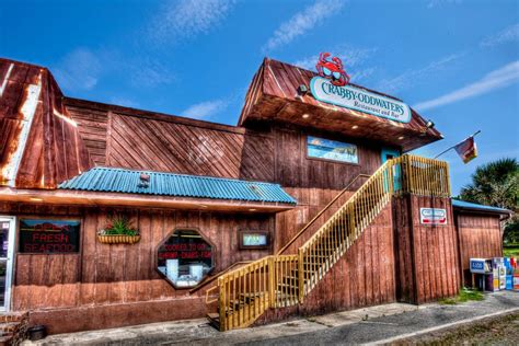 Crabby Oddwaters Ocean Isle Beach Beach Sunset Classic Seafood Dishes