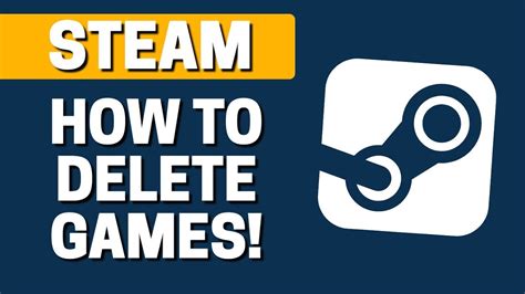 How To Delete Steam Games YouTube