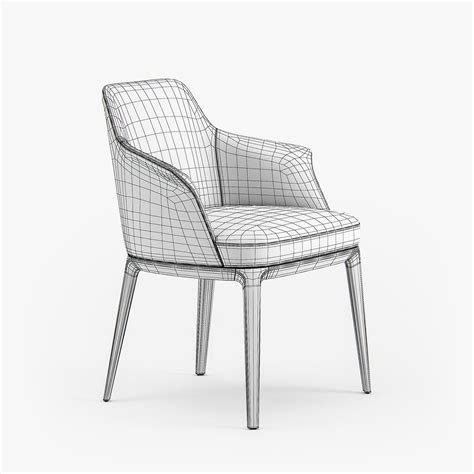 Poliform Sophie Armchair Dining Chair 3d Model 1145631 Turbosquid