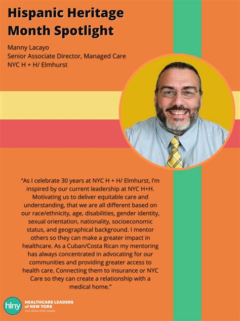 Manny Lacayo Senior Associate Director Managed Care NYC H H