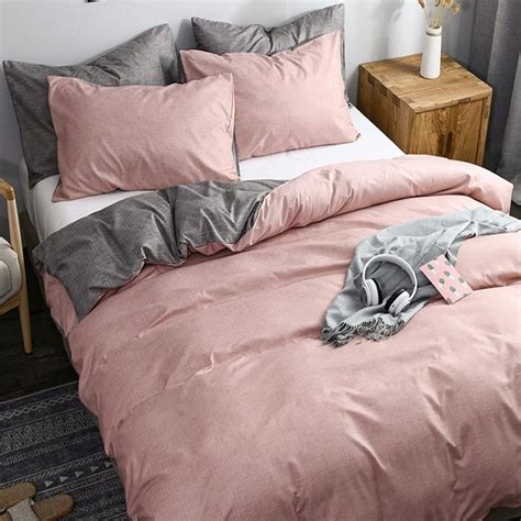 Buy Solid Color Texture 2 3 Pieces Set Duvet Cover And Pillowcase Set