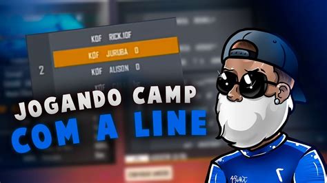 FREE FIRE AO VIVO XTREINO DA NFA A LINE CAMPZINN LIVE ON