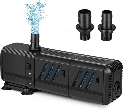 Pompe à Eau Submersible Aquarium 1500 L H 15 W Pompe pour Fontaine