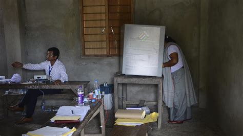 Repolling Peaceful In Manipur Records Voter Turnout The Hindu