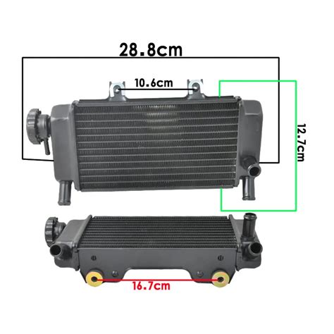 Lopor мотоциклетный Охладитель Двигателя Алюминиевый радиатор ...