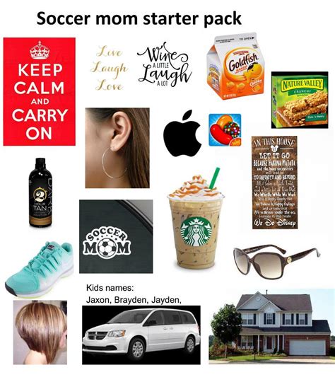 The Soccer Mom Starter Pack Rstarterpacks