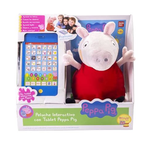 Peppa Pig Peluche Interactivo Con Tablet Dinoparty