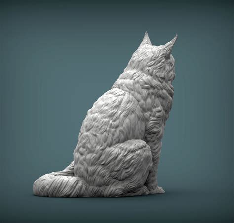 Maine Coon 3d Model 3d Printable Cgtrader