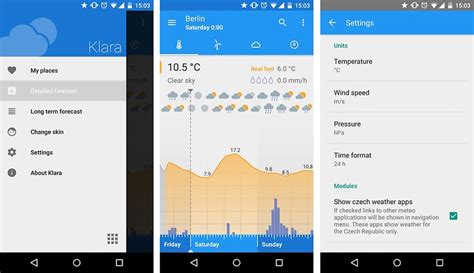 Les meilleures applications météo pour Android - AndroidPIT