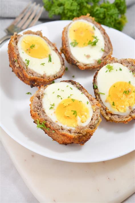 Easy Keto Air Fryer Scotch Eggs Low Carb Idea Quick Healthy Best Recipe