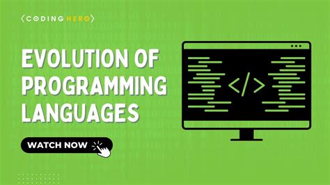 Evolution Of Programming Language History Of Programming Languages