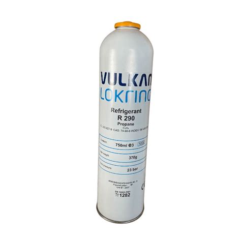 VULKAN R290 Gas Cylinder - 370g - Coolstop - commercial refrigeration
