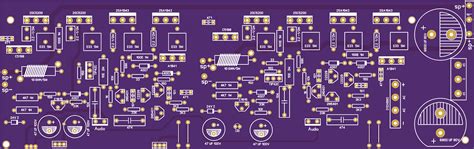 Power Amplifier Circuit Diagram With Pcb Layout 2sc5200 Ampl