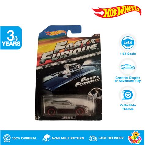Jual Hot Wheels Fast Furious Subaru WRX STI Silver Shopee Indonesia