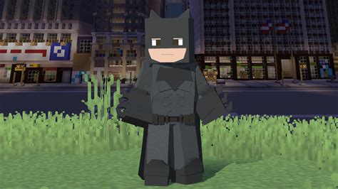 Artstation Batman Minecraft 3d Model Rigged Resources