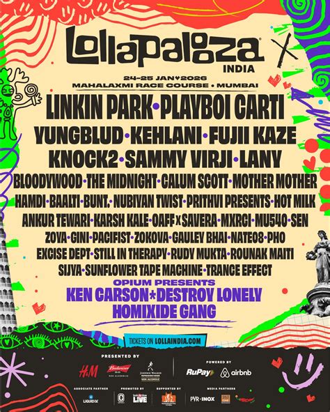 Lollapalooza India Reveals 2026 Lineup with Linkin Park, Yungblud