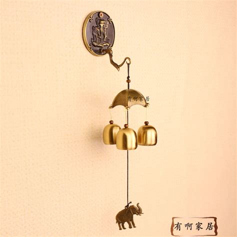 Купить Китайские колокольчики Слон металлический перезвон ветра ...