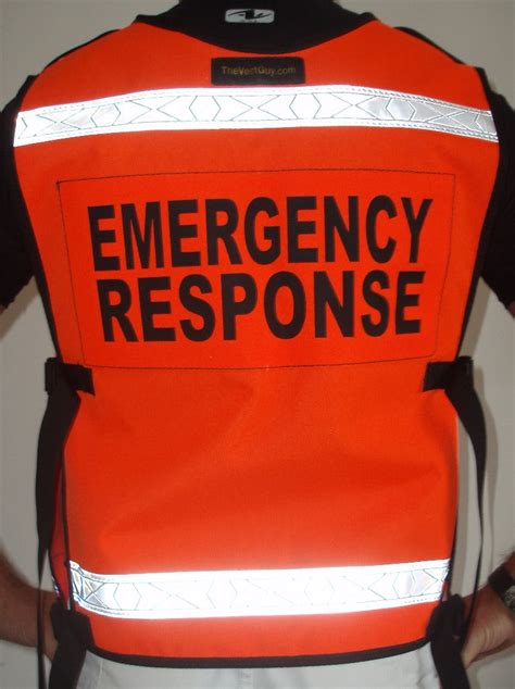 Emergency Response Reflective Vest The Vest Guy