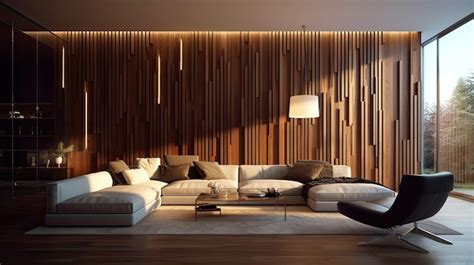 Premium AI Image Interior Design Of A Cozy And Stylish Living Room