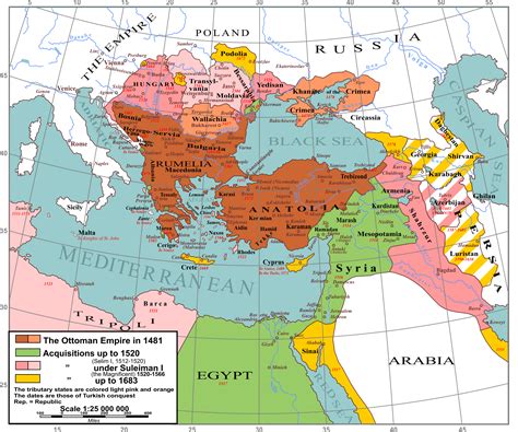 map of ottoman empire at its peak 3