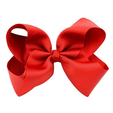 30pcsset 6inch Hair Ribbon Bows With Alligator Clip Kids Hair