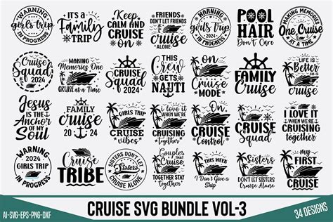 Cruise Svg Bundle Vol 3 Bundle · Creative Fabrica