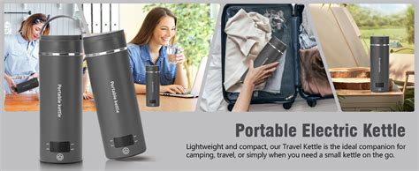 Amazon Travel Electric Kettle Portable Mini Kettle Small Hot Water Boiler With