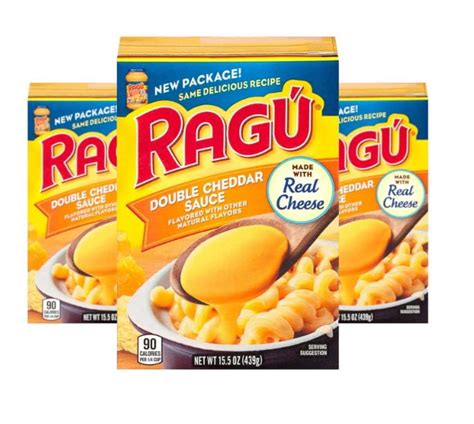 Ragu Double Cheddar Cheese Sauce 3 Pk Walmart