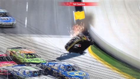 Nascar 15 Victory Edition Crash Blow Over At Martinsville Youtube