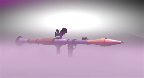 RPG Rocket Launcher (336630) 3D model - Download 3D model RPG Rocket ...