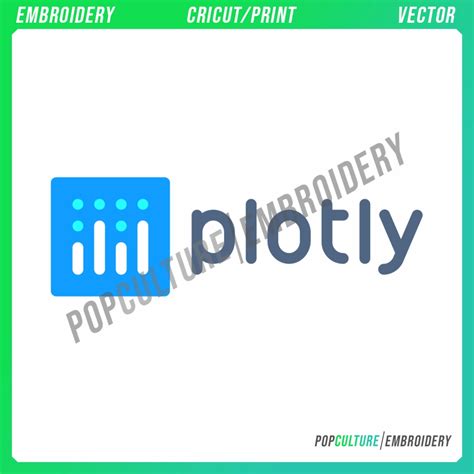 Plotly - Official Logo for Embroidery & Vector • Pop Culture Embroidery ...