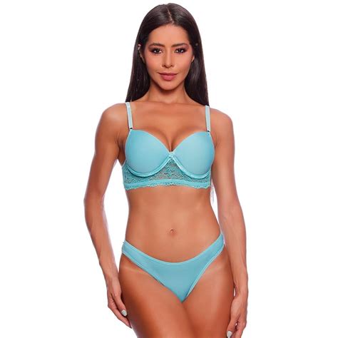 Conjunto Aro E Bojo Base Em Renda Isis Pink Lingerie