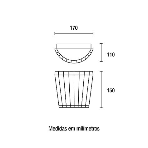 Revestimentos MorARIs Arandela Blumenau Cristal Diamante Madeireira