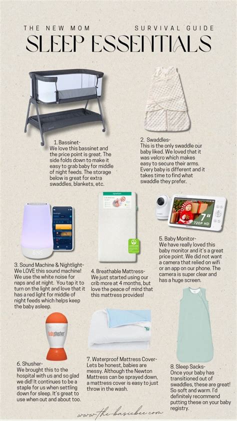 The New Mom Survival Guide For Newborn Sleep Essentials In