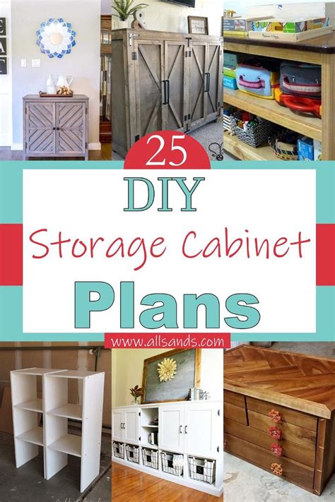 25 Diy Storage Cabinet Plans For Organization All Sands