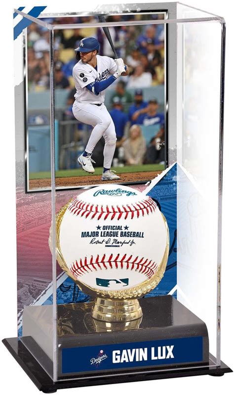 Gavin Lux Los Angeles Dodgers Gold Glove Display Case With Image