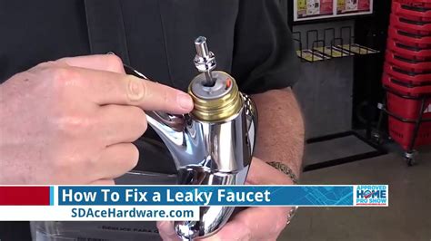 How To Fix A Leaky Faucet Youtube