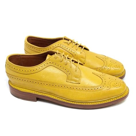 Pin By Bogdan On Yellow Shoes Brogues Men Yellow Shoes Dress Shoes Men