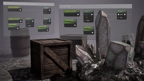 UNREAL ENGINE 5 How To Use Material Ambient Occlusion Maps With Lumen