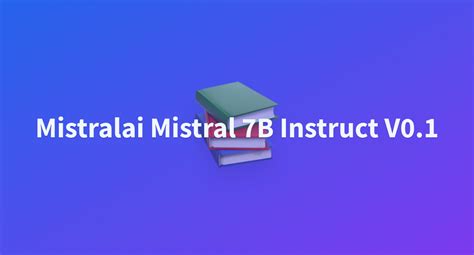 Jafta Mistralai Mistral B Instruct V At Main