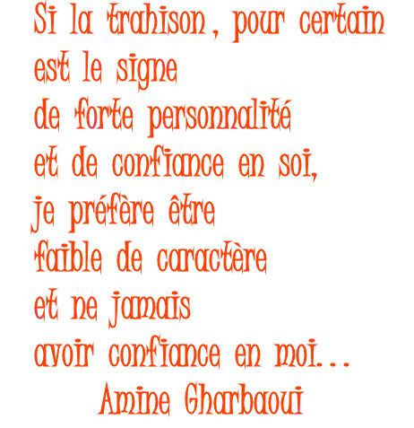 Poeme Trahison