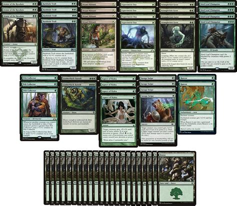 Elite Mono Green Stompy Deck Aggro Devotion Modern Legal Custom Built Magic The