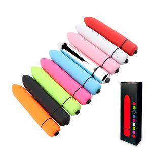 10 Colors 10 Speed Mini Bullet Vibrator For Women Waterproof Clitoris Stimulator Dildo Vibrator
