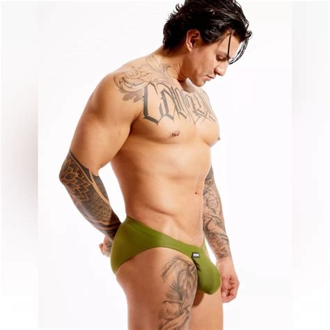 N N Bodywear Underwear Socks Men Nwt N N Bodywear Olive Maverick Bikini W Attached Cring