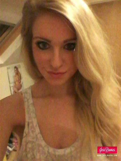 Jess Davies Strips From Her White Top To Expose Her Big Boobs Porn Pictures XXX Photos Sex
