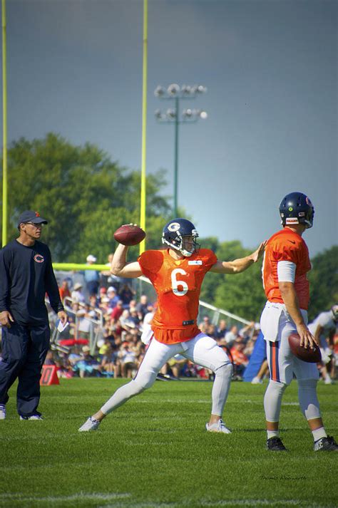 Chicago Bears Qb Jay Cutler Training Camp 2014 02 Photograph By Thomas