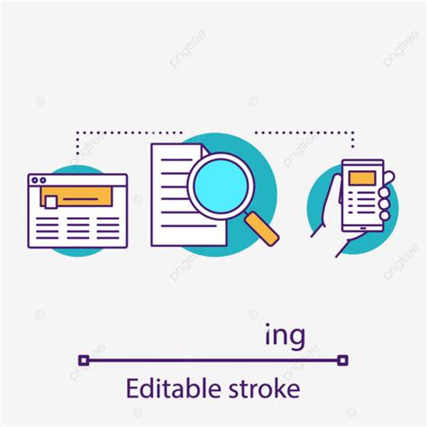 Search Concept Vector Hd Png Images Job Searching Concept Icon