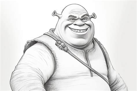 How to Draw Shrek - Yonderoo